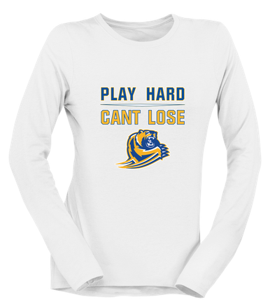 Jefferson Grizzlies Play Hard, Can't Lose Women's Premium LS T-Shirt