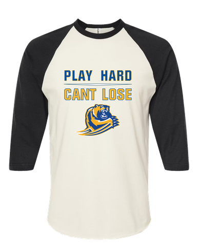 Jefferson Grizzlies Play Hard, Can't Lose Women's Baseball T-Shirt