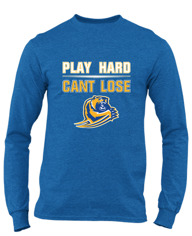 Jefferson Grizzlies Play Hard, Can't Lose Men's Premium LS T-Shirt