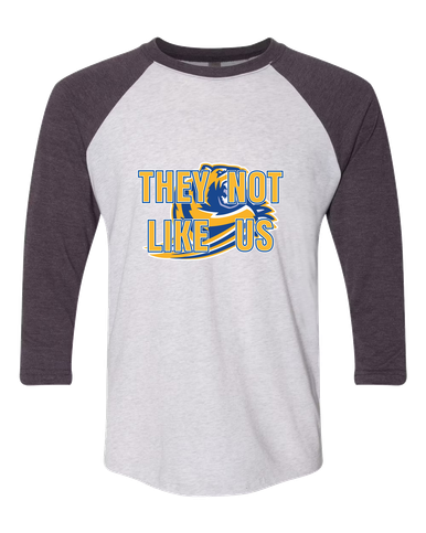 Jefferson Grizzlies They Not Like Us #2 Women's Baseball T-Shirt