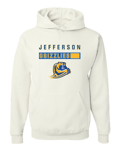 Jefferson Grizzlies Mascot #7 Men's Premium Hoodie