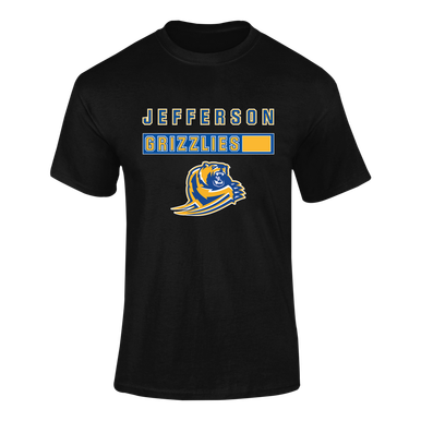Jefferson Grizzlies Mascot #7 Men's SS T-Shirt