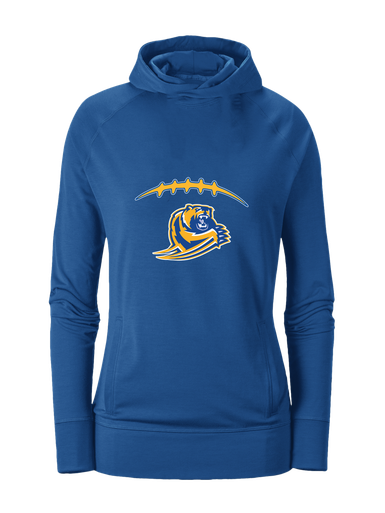 Jefferson Grizzlies Football #2 Women's Hoodie