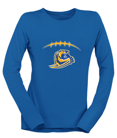 Jefferson Grizzlies Football #2 Women's LS T-Shirt