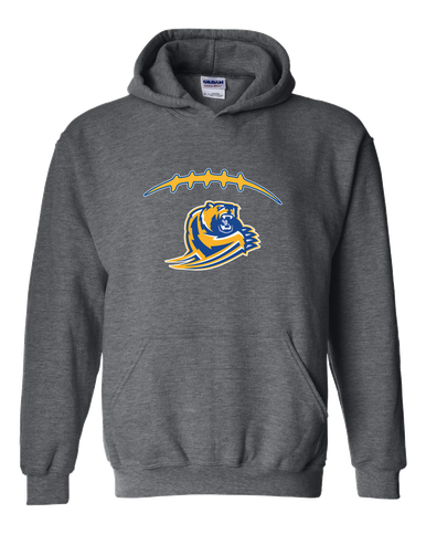 Jefferson Grizzlies Football #2 Men's Hoodie