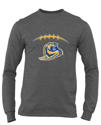 Jefferson Grizzlies Football #2 Men's LS T-Shirt