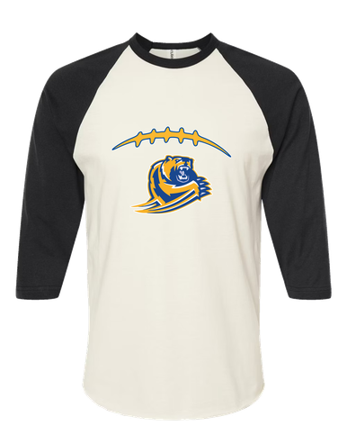 Jefferson Grizzlies Football #2 Women's Baseball T-Shirt