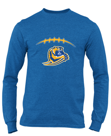 Jefferson Grizzlies Football #2 Men's Premium LS T-Shirt