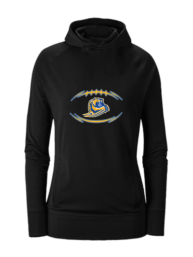 Jefferson Grizzlies Football #3 Women's Hoodie