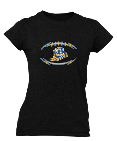 Jefferson Grizzlies Football #3 Women's SS T-Shirt