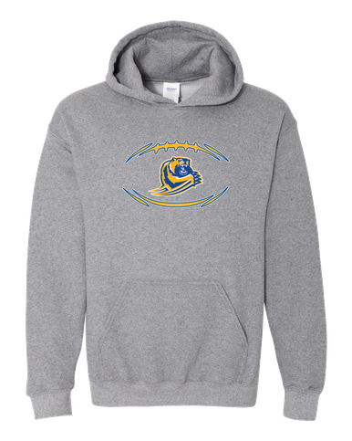 Jefferson Grizzlies Football #3 Men's Hoodie