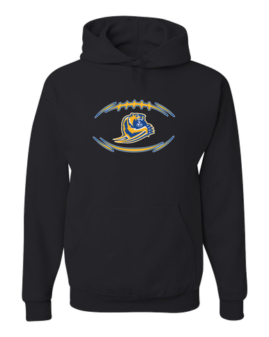 Jefferson Grizzlies Football #3 Men's Premium Hoodie