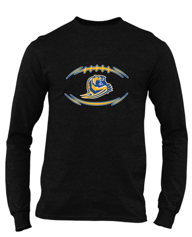 Jefferson Grizzlies Football #3 Men's Premium LS T-Shirt
