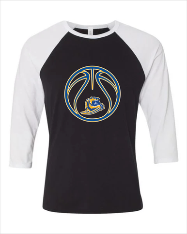 Jefferson Grizzlies Basketball #2 Women's Baseball T-Shirt