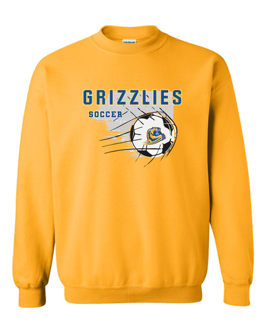 Jefferson Grizzlies Soccer #2 Men's Sweatshirt