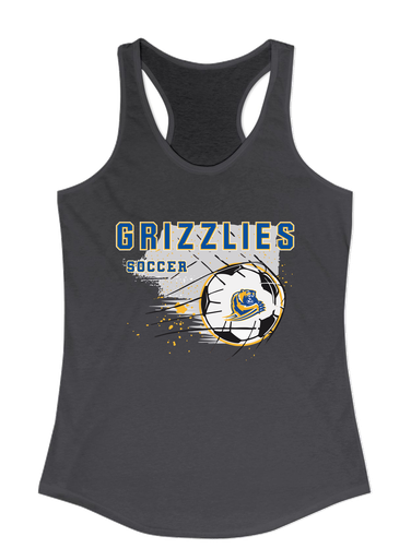 Jefferson Grizzlies Soccer #2 Women's Tank Top