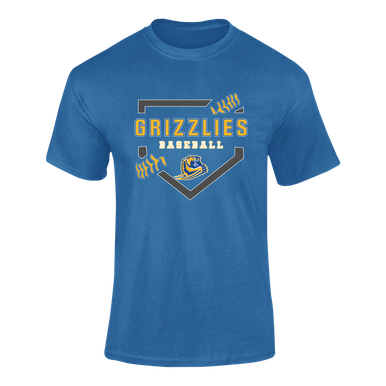 Jefferson Grizzlies Baseball #2 Men's Premium SS T-Shirt