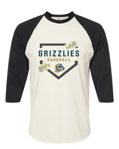 Jefferson Grizzlies Baseball #2 Men's Baseball T-Shirt
