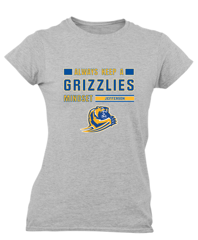 Jefferson Grizzlies Mindset Women's Premium SS T-Shirt