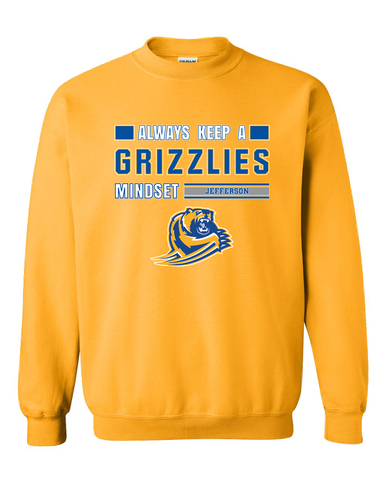 Jefferson Grizzlies Mindset Men's Sweatshirt
