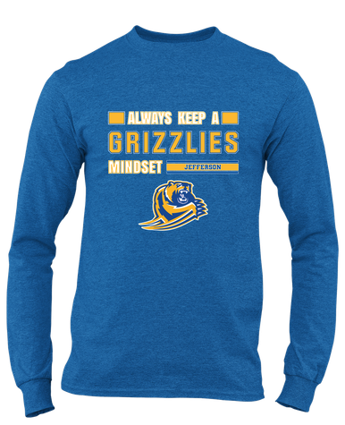 Jefferson Grizzlies Mindset Men's Premium LS T-Shirt