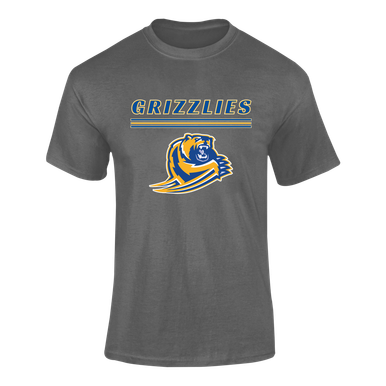 Jefferson Grizzlies Mascot #8 Men's SS T-Shirt