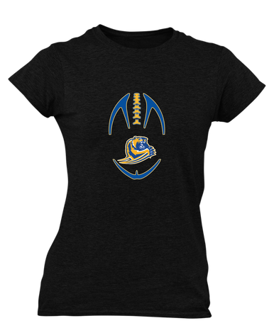 Jefferson Grizzlies Football #4 Women's Premium SS T-Shirt