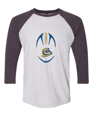 Jefferson Grizzlies Football #4 Men's Baseball T-Shirt