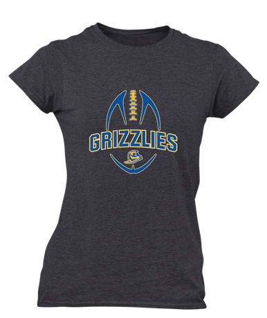 Jefferson Grizzlies Football #5 Women's SS T-Shirt