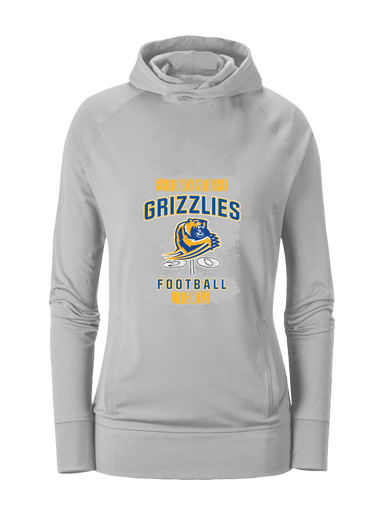 Jefferson Grizzlies Football #6 Women's Hoodie