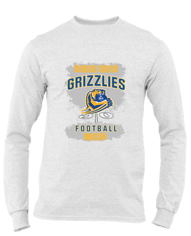 Jefferson Grizzlies Football #6 Men's Premium LS T-Shirt
