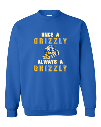 Jefferson Grizzlies Once A Men's Sweatshirt
