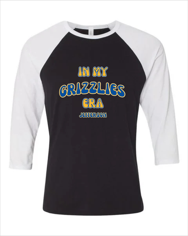 Jefferson Grizzlies Era #2 Women's Baseball T-Shirt