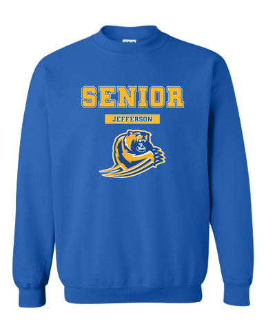 Jefferson Grizzlies Senior #2 Men's Sweatshirt