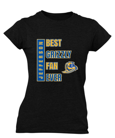 Jefferson Grizzlies Best Grizzly Fan Women's Premium SS T-Shirt