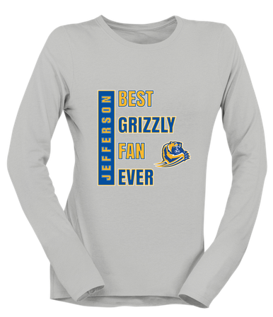 Jefferson Grizzlies Best Grizzly Fan Women's Premium LS T-Shirt