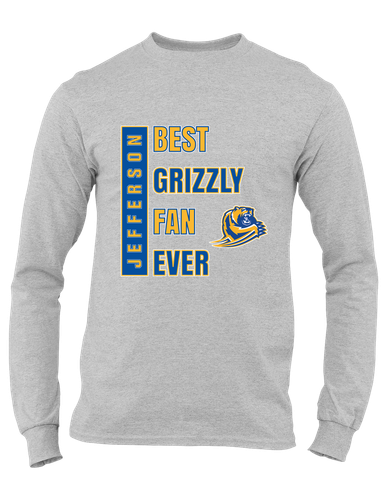 Jefferson Grizzlies Best Grizzly Fan Men's Premium LS T-Shirt