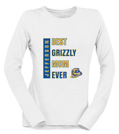 Jefferson Grizzlies Best Grizzly Mom Women's Premium LS T-Shirt