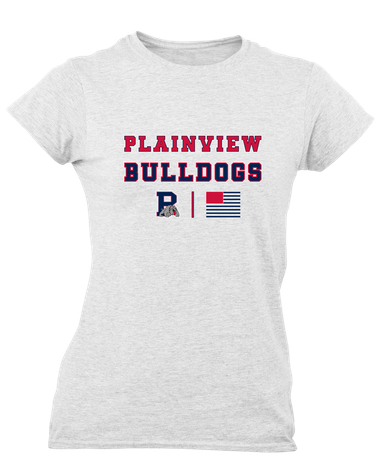 Plainview Bulldogs Spirit Flag Women's SS T-Shirt