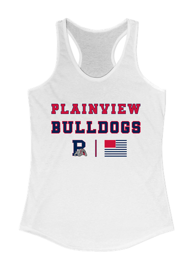 Plainview Bulldogs Spirit Flag Women's Tank Top