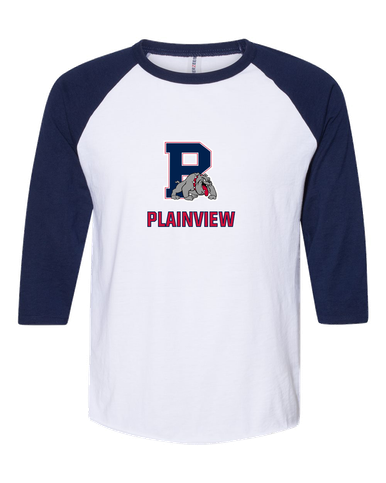 Plainview Bulldogs Mascot #2 Men's Baseball T-Shirt
