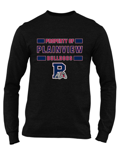 Plainview Bulldogs Property Of Men's LS T-Shirt