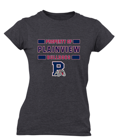 Plainview Bulldogs Property Of Women's Premium SS T-Shirt