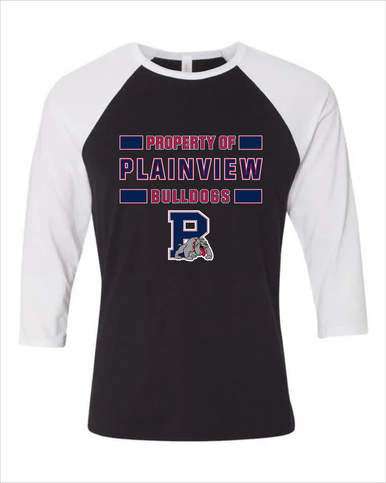 Plainview Bulldogs Property Of Men's Baseball T-Shirt