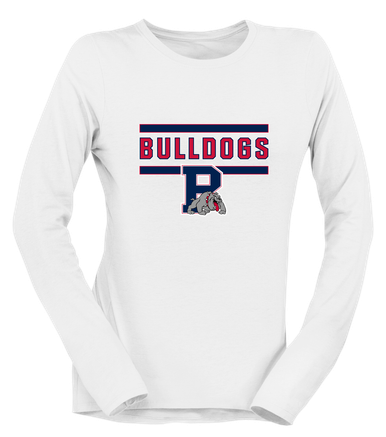 Plainview Bulldogs Mascot #5 Women's Premium LS T-Shirt