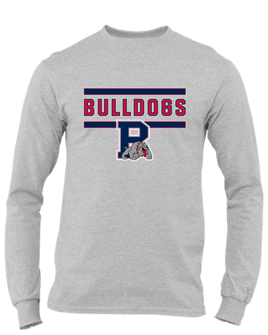 Plainview Bulldogs Mascot #5 Men's LS T-Shirt