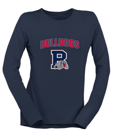Plainview Bulldogs Mascot #6 Women's Premium LS T-Shirt