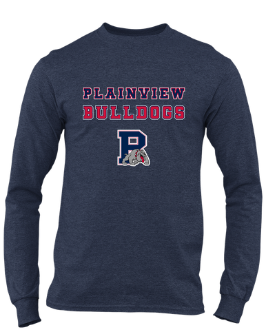 Plainview Bulldogs Spirit Men's LS T-Shirt