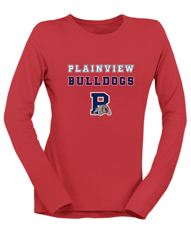 Plainview Bulldogs Spirit Women's Premium LS T-Shirt