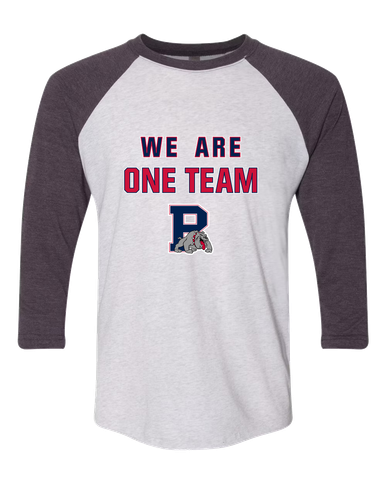 Plainview Bulldogs We Are One Team Women's Baseball T-Shirt